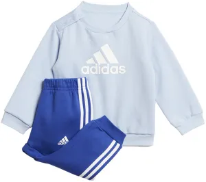 Adidas Infants Badge Of Sport Jogger Set Blue Dawn White