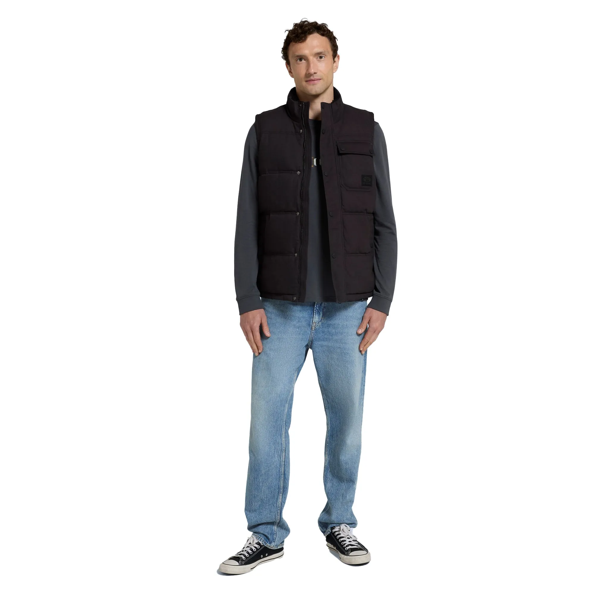 Animal Mens Fistral Quilted Borg Lined Gilet