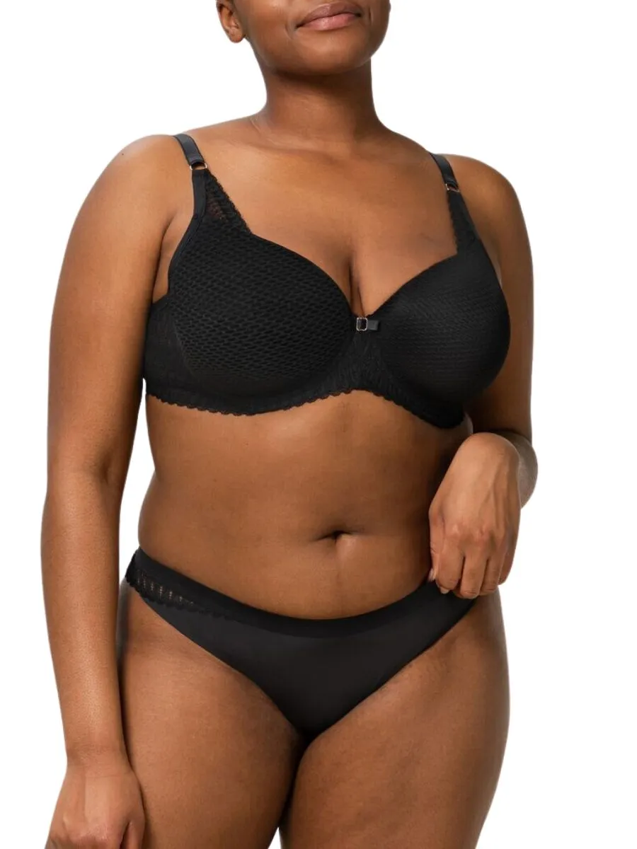 Aura Spotlight Half Cup Bra - Black