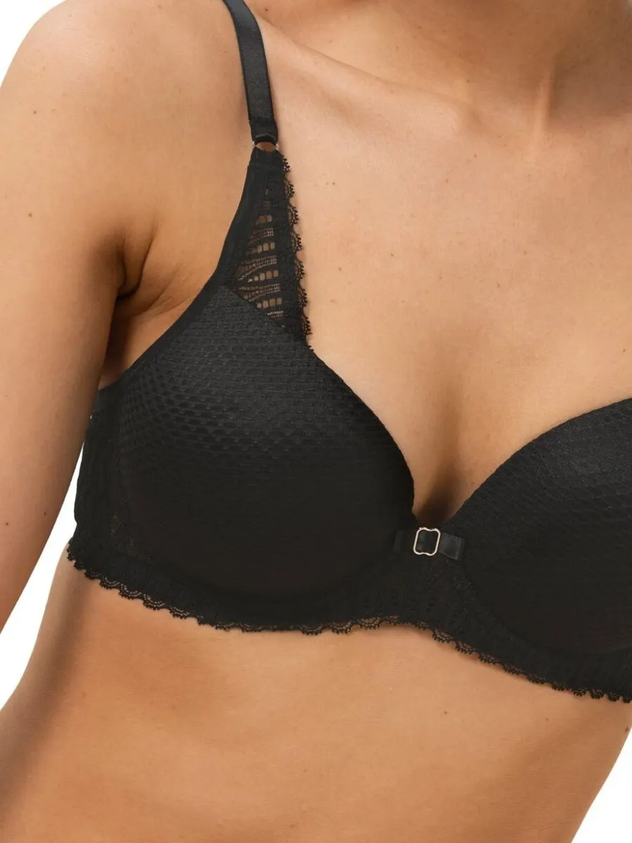 Aura Spotlight Half Cup Bra - Black