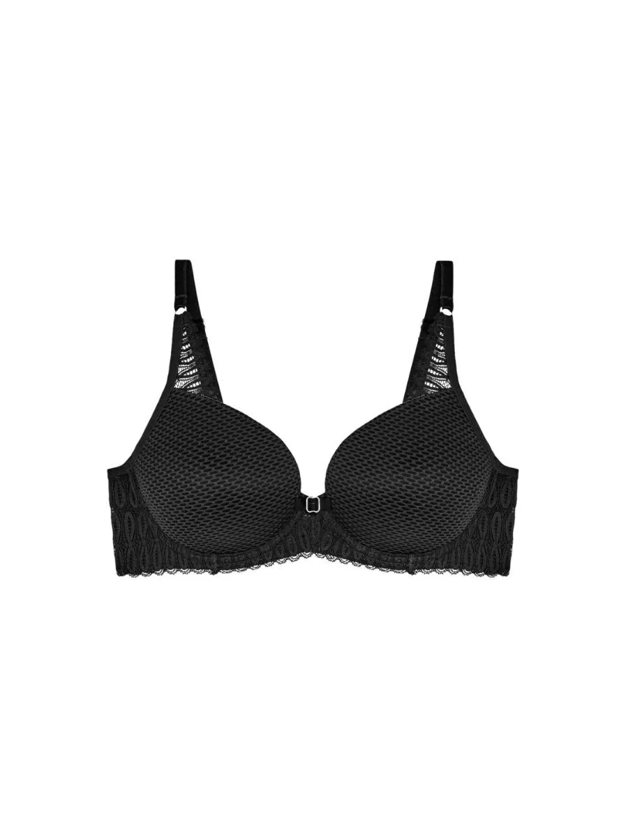 Aura Spotlight Half Cup Bra - Black