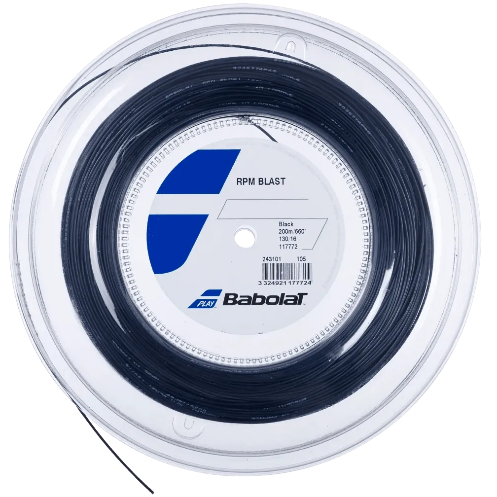 Babolat RPM Blast 200M Black Tennis String [WS]