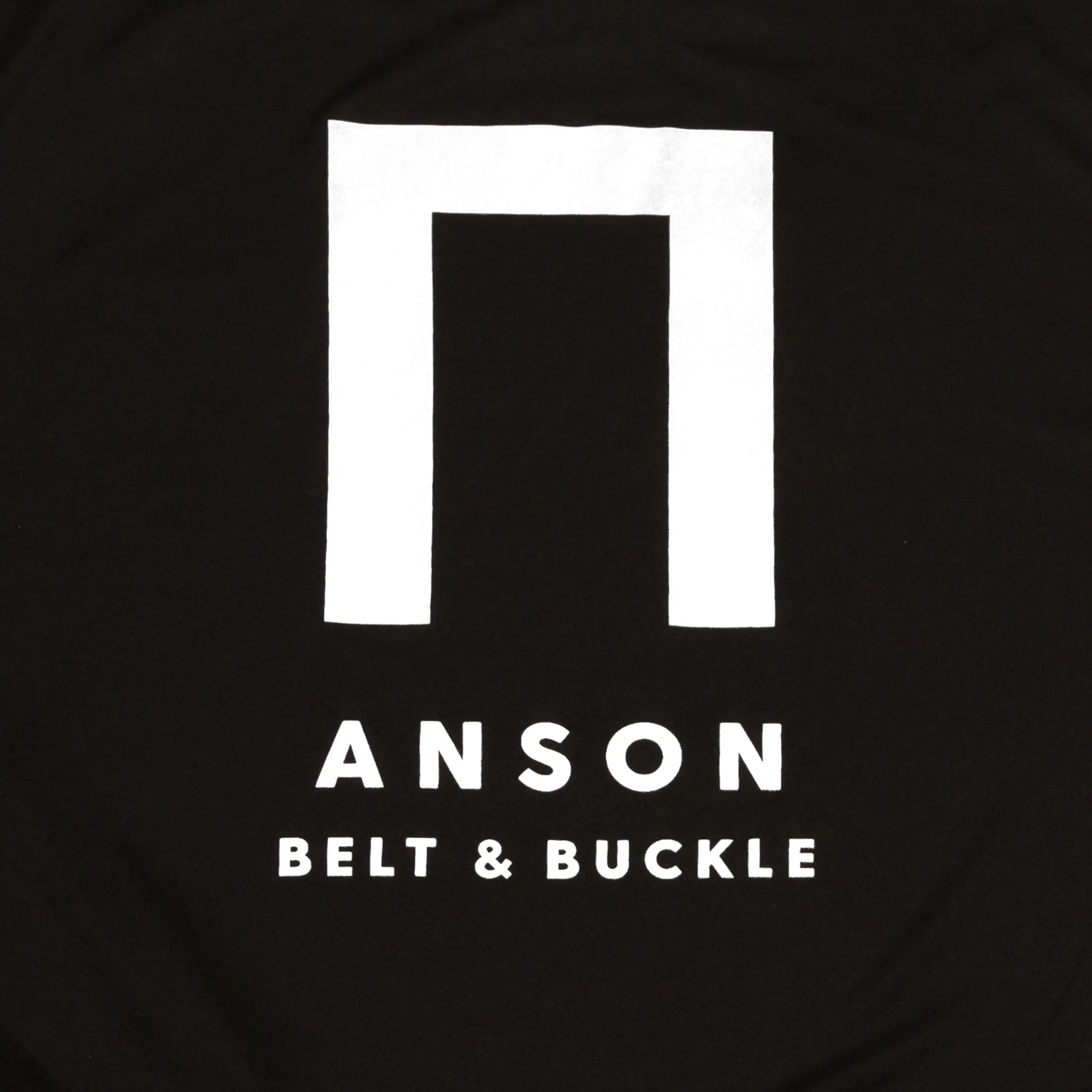 Black Anson Belt Performance Long Sleeve Tee w/ Hanes Sport™ Men's FreshIQ™ Cool DRI® technology