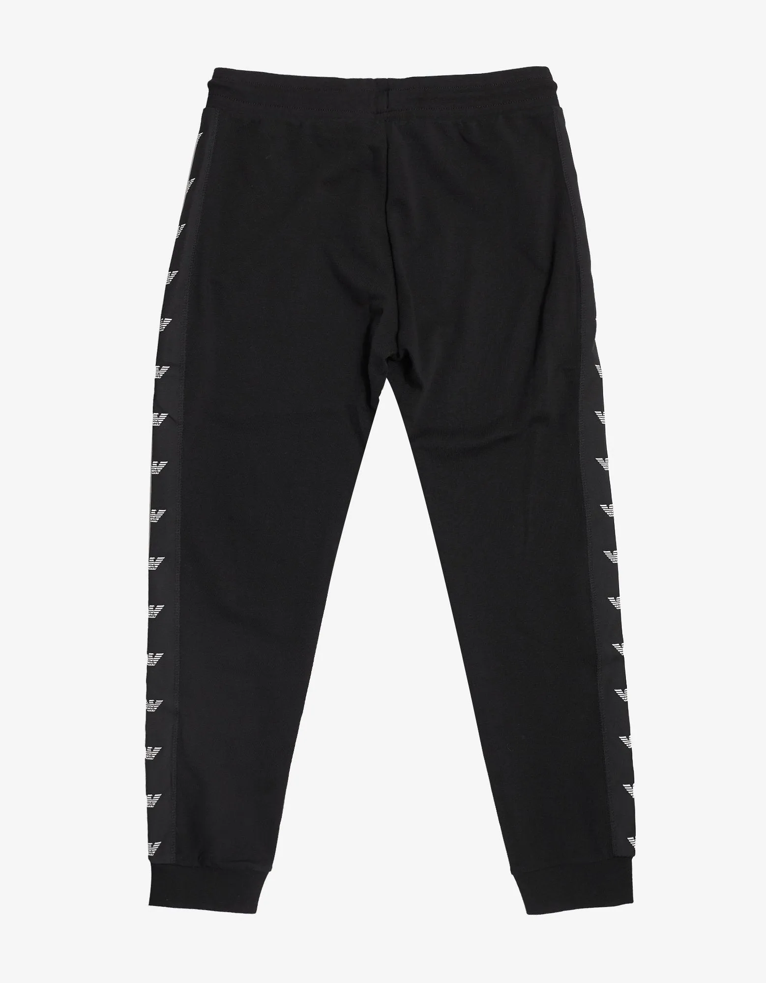 Black Logo Tape Tracksuit