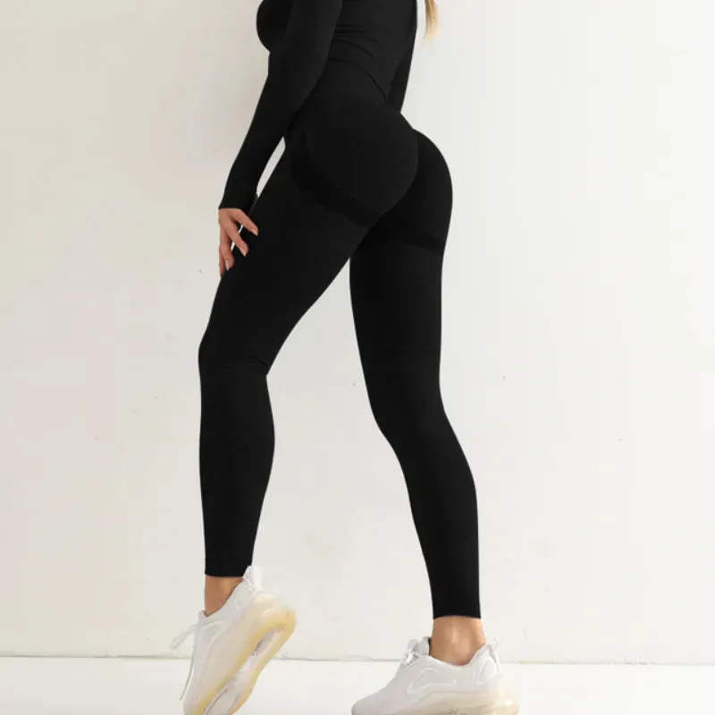 Booty Lifting Leggings, Seamless Scrunch Bum Leggings - Bum Lift Gym Leggings