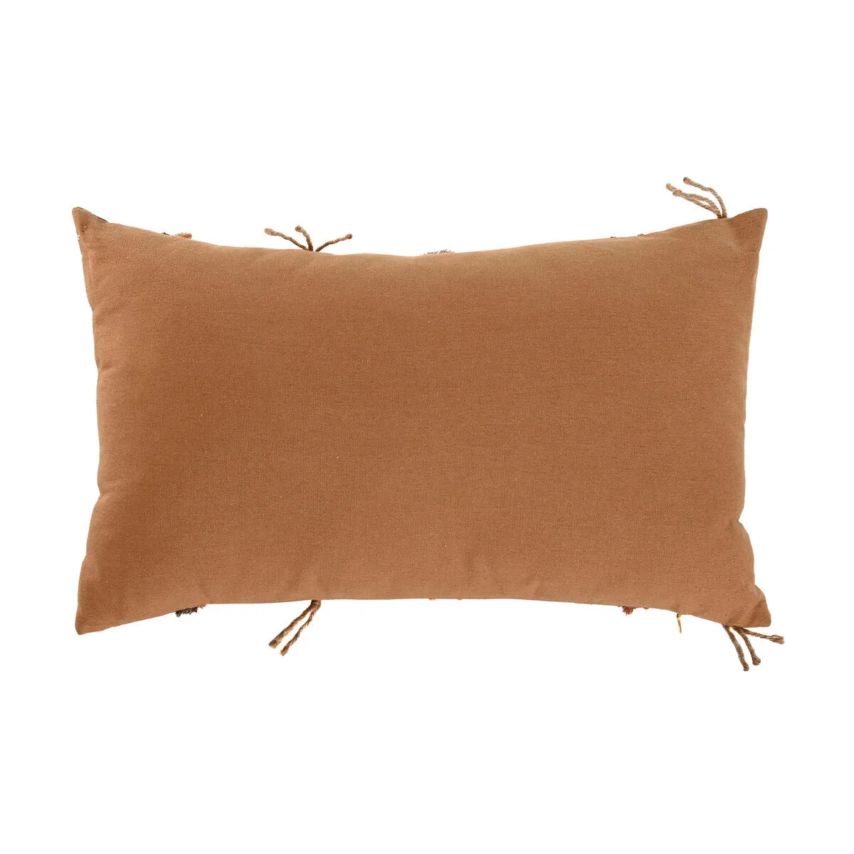 Cushion Home ESPRIT Brown Mustard Terracotta Patchwork Boho 50 x 30 cm