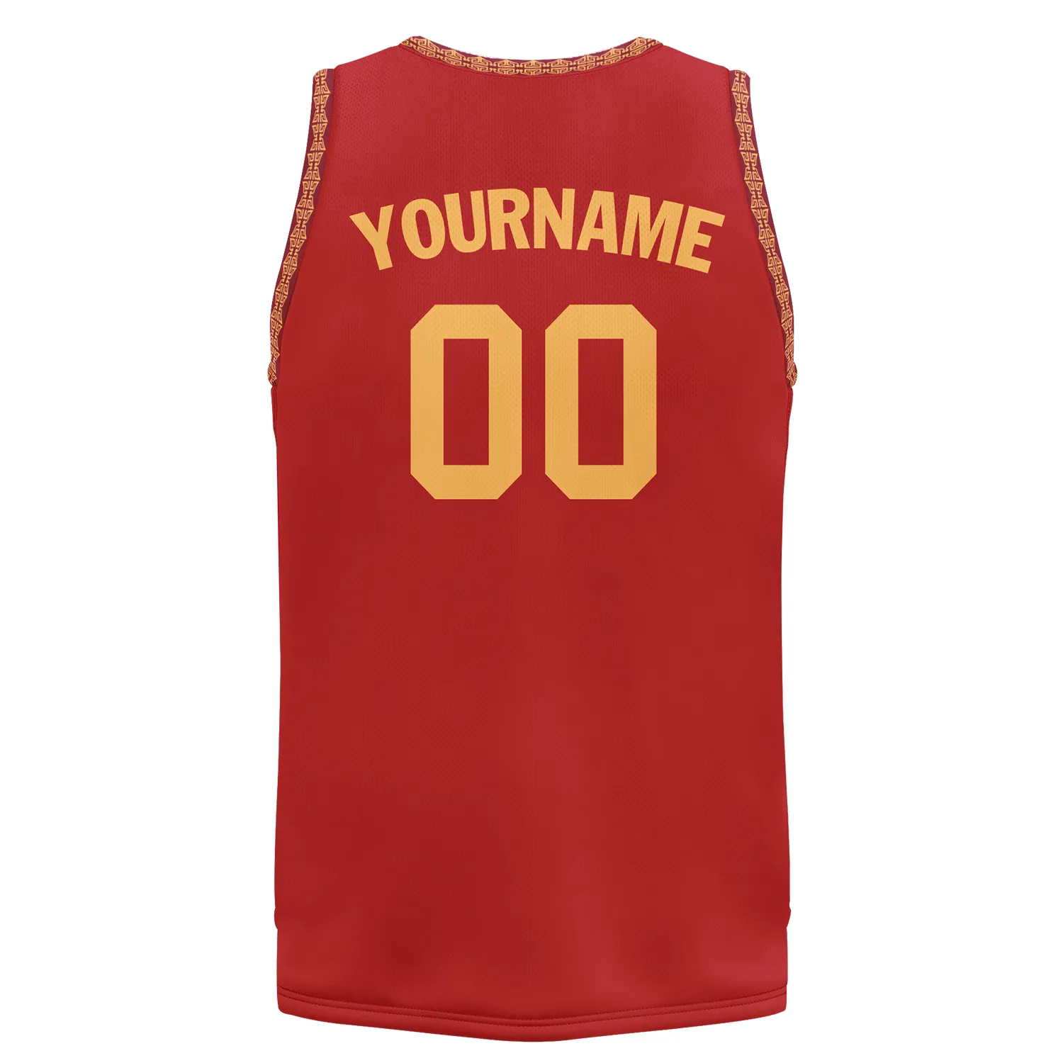 Custom Red Yellow Classic Style Sports Uniform Basketball Jersey BBJ01-bd0a70aa