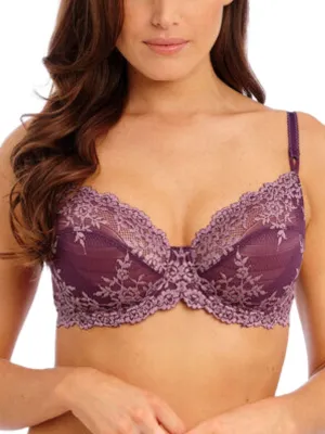 Embrace Lace Underwire Bra - Italian Plum/Valerian