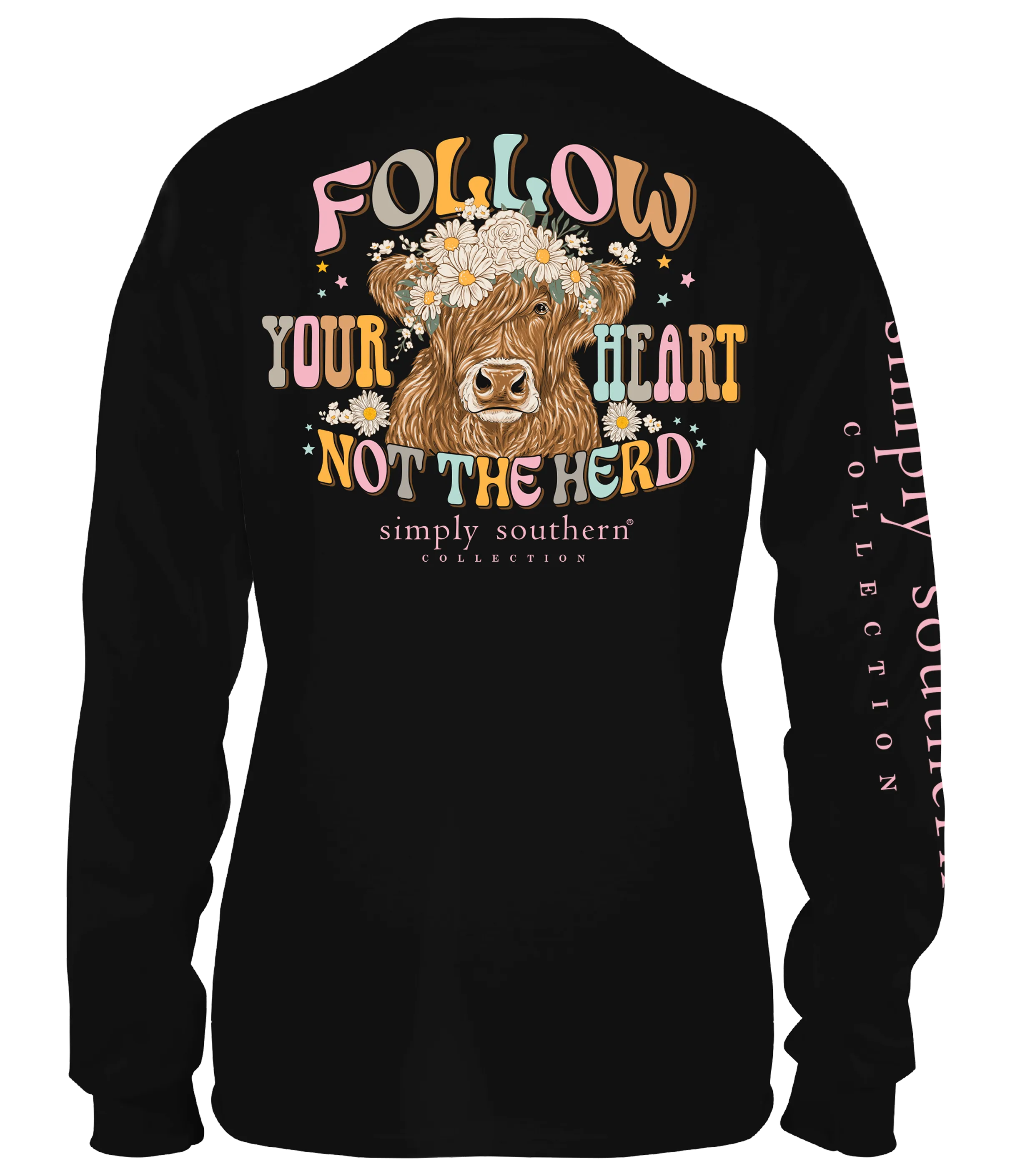 'Follow Your Heart, Not The Herd' Long Sleeve Tee by Simply Southern