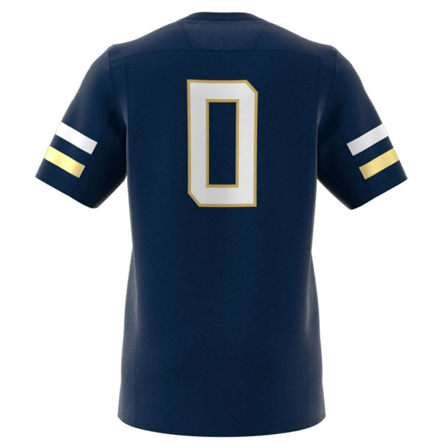 Georgia Tech Adidas Premier Navy #0 Football Jersey