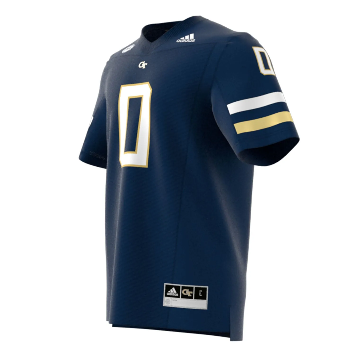 Georgia Tech Adidas Premier Navy #0 Football Jersey