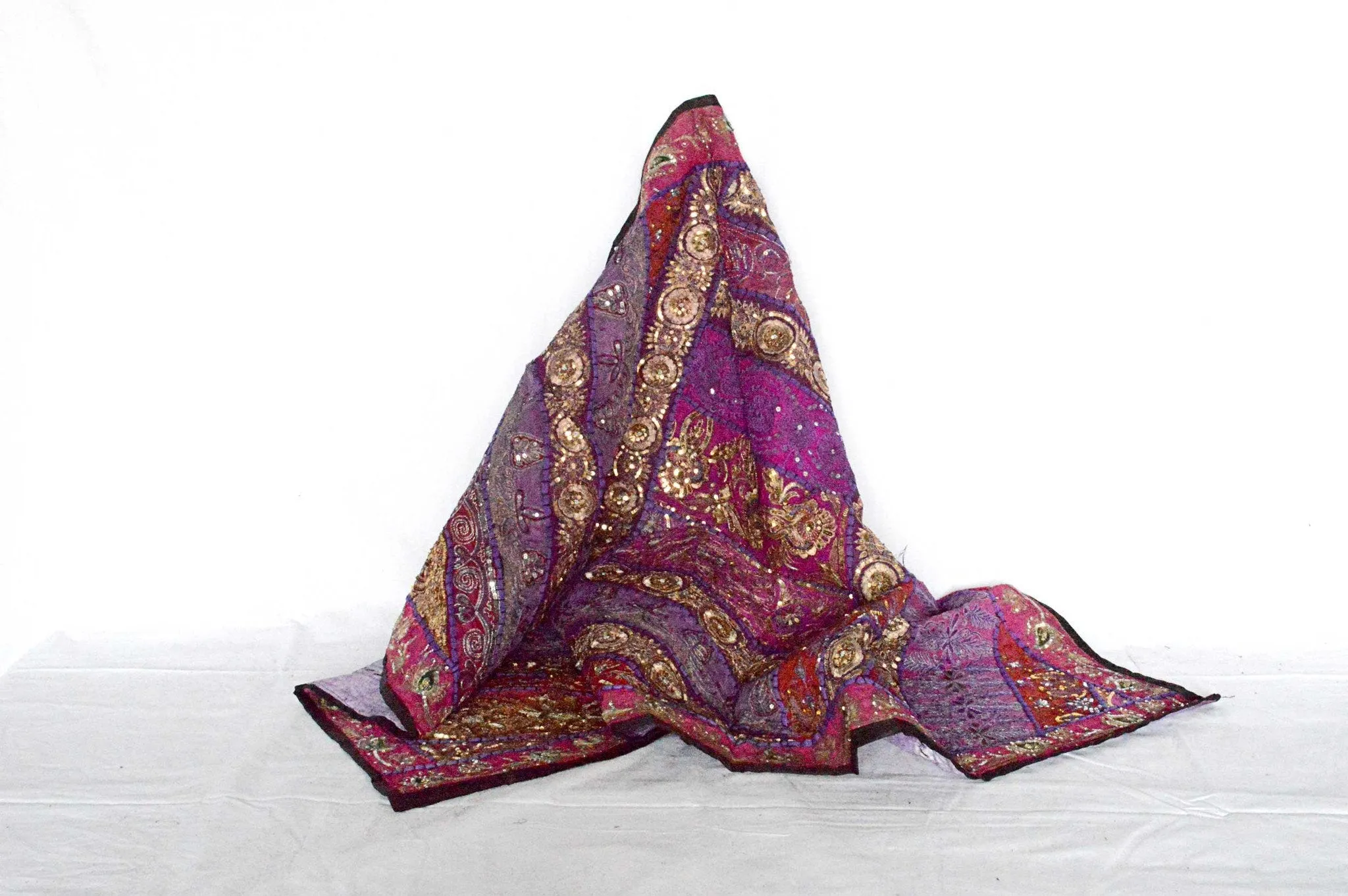 India Drappo Patchwork viola