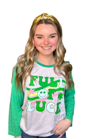 Jane Marie Full Of Luck Long Sleeve Shirt