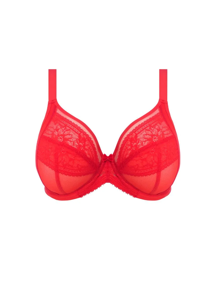 Kendra Plunge Bra - Cherry