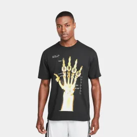 Kobe Broken Not Beaten Mens Short Sleeve Shirt (Black/Gold)