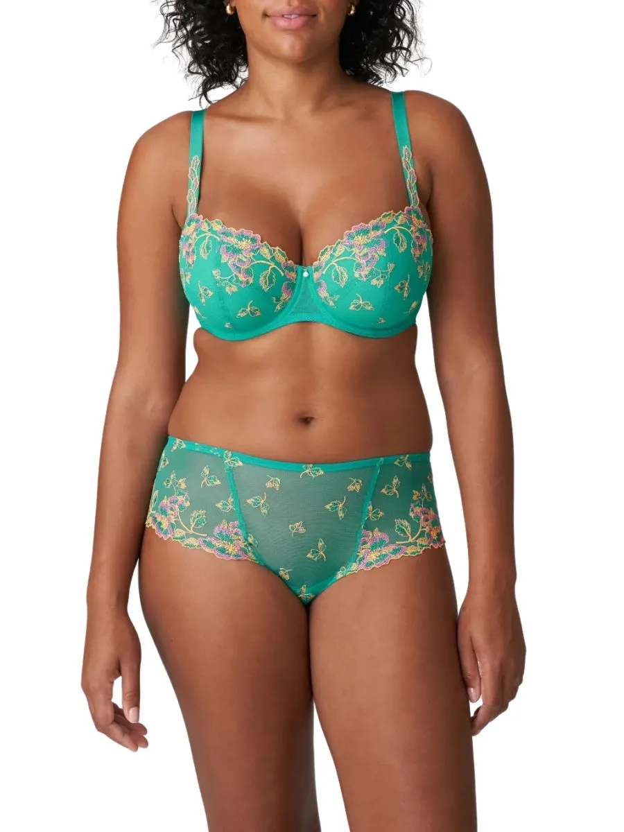 Lenca Padded Balcony Bra - Sunny Teal