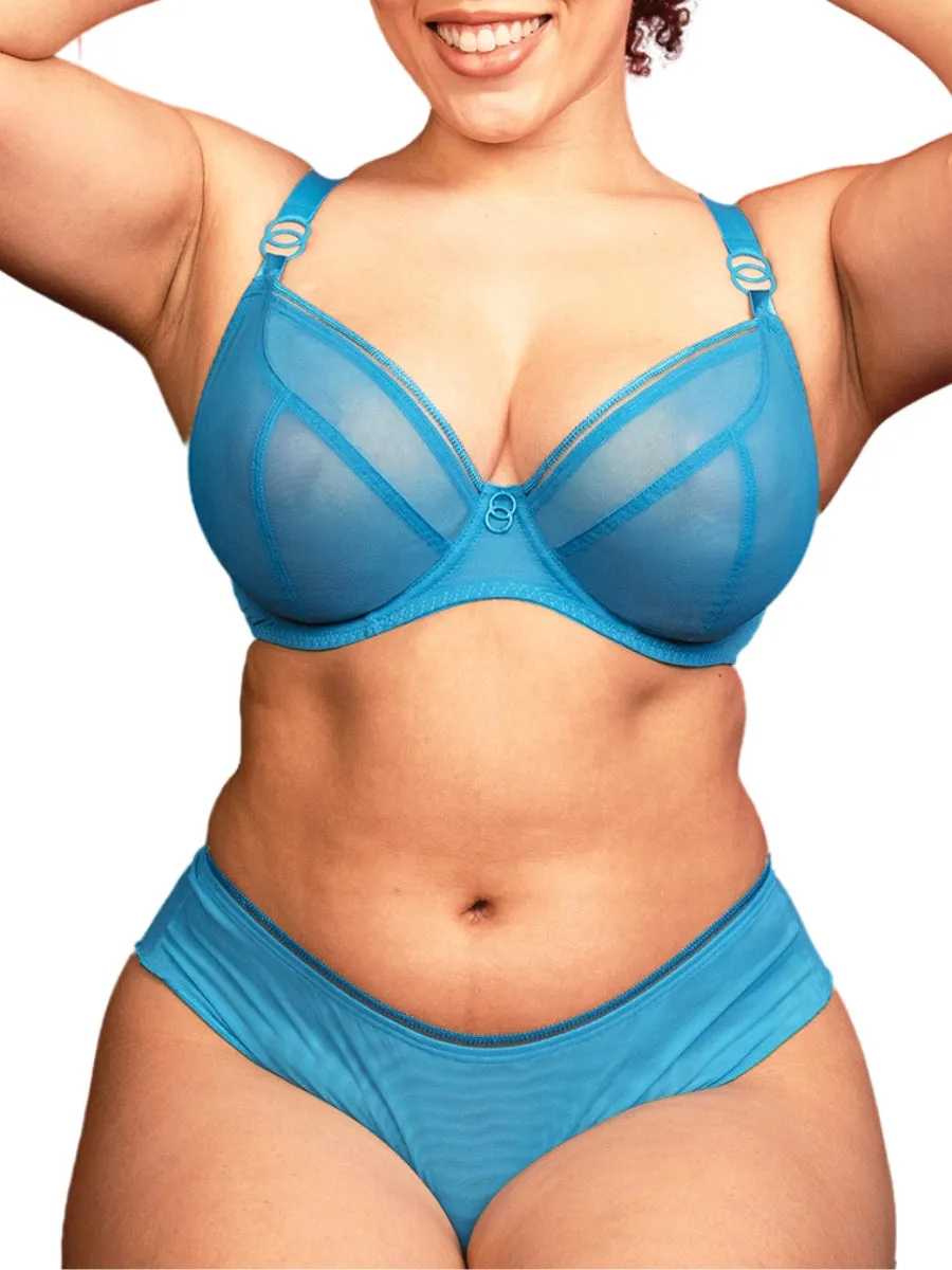 Lifestyle Plunge Bra - Capri Blue