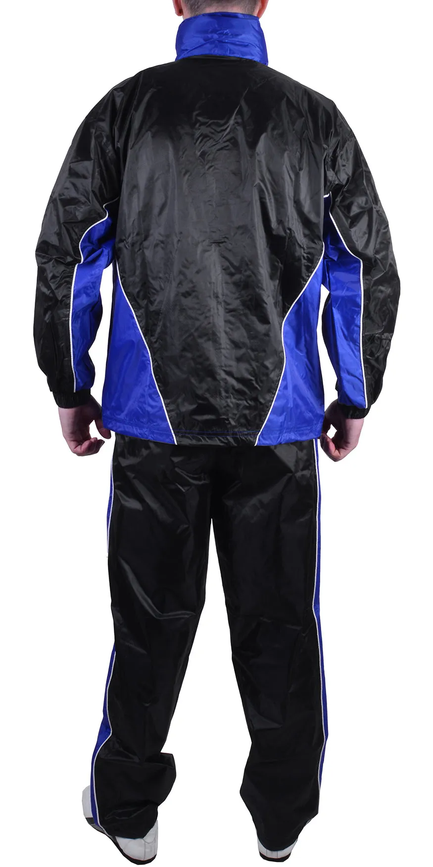 MAR-369B | Blue   Black Tracksuit (Sauna Suit/Sweatsuit)