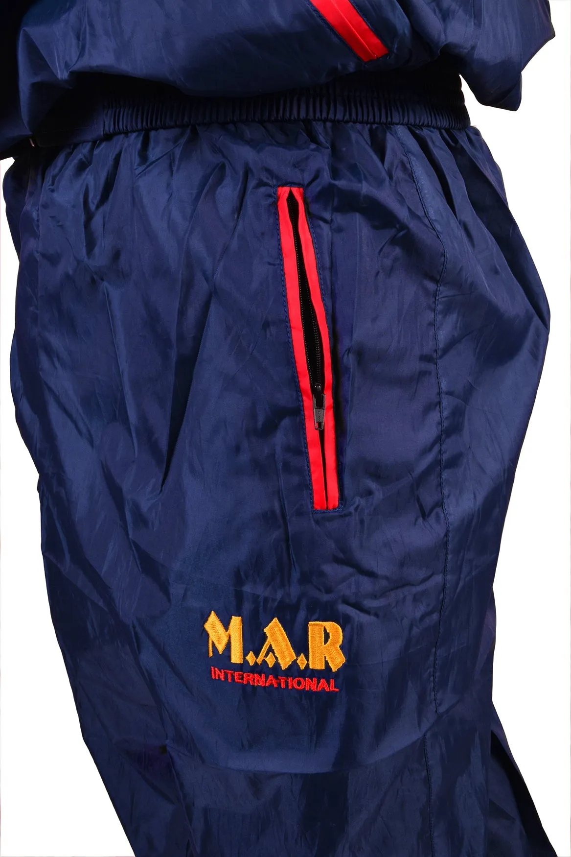 MAR-442 | Blue & Red Thai Boxing Tracksuit