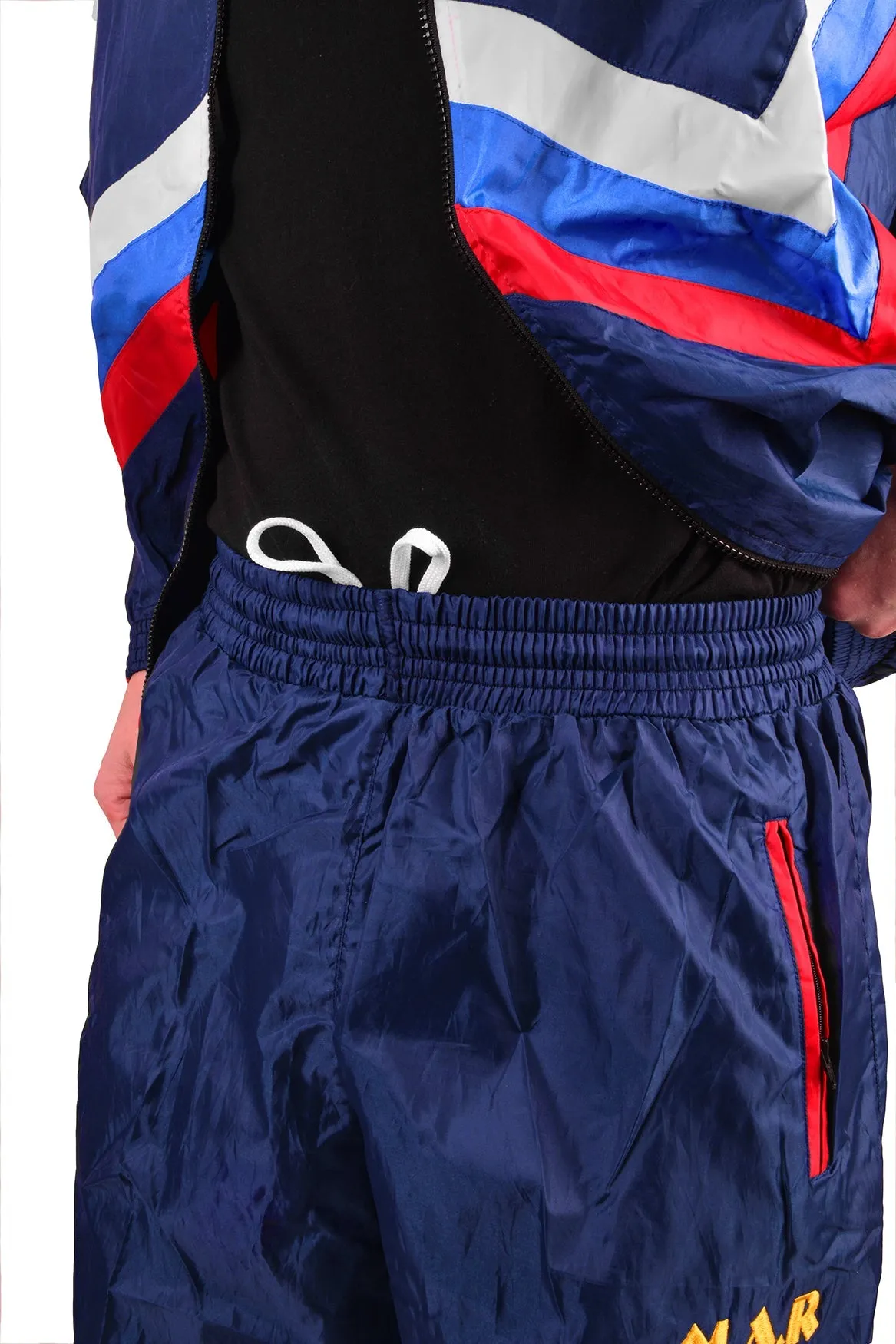 MAR-442 | Blue & Red Thai Boxing Tracksuit