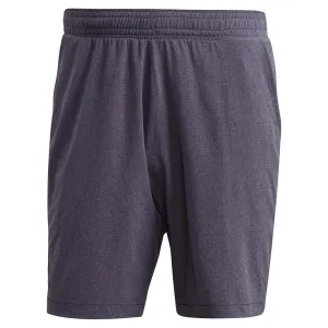 Men`s Ergo Melange 7 Inch Tennis Short Black and Grey Three