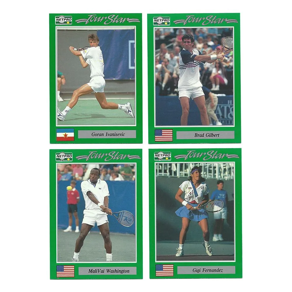 NETPRO Tour Stars Tennis Collector Card Set 1991