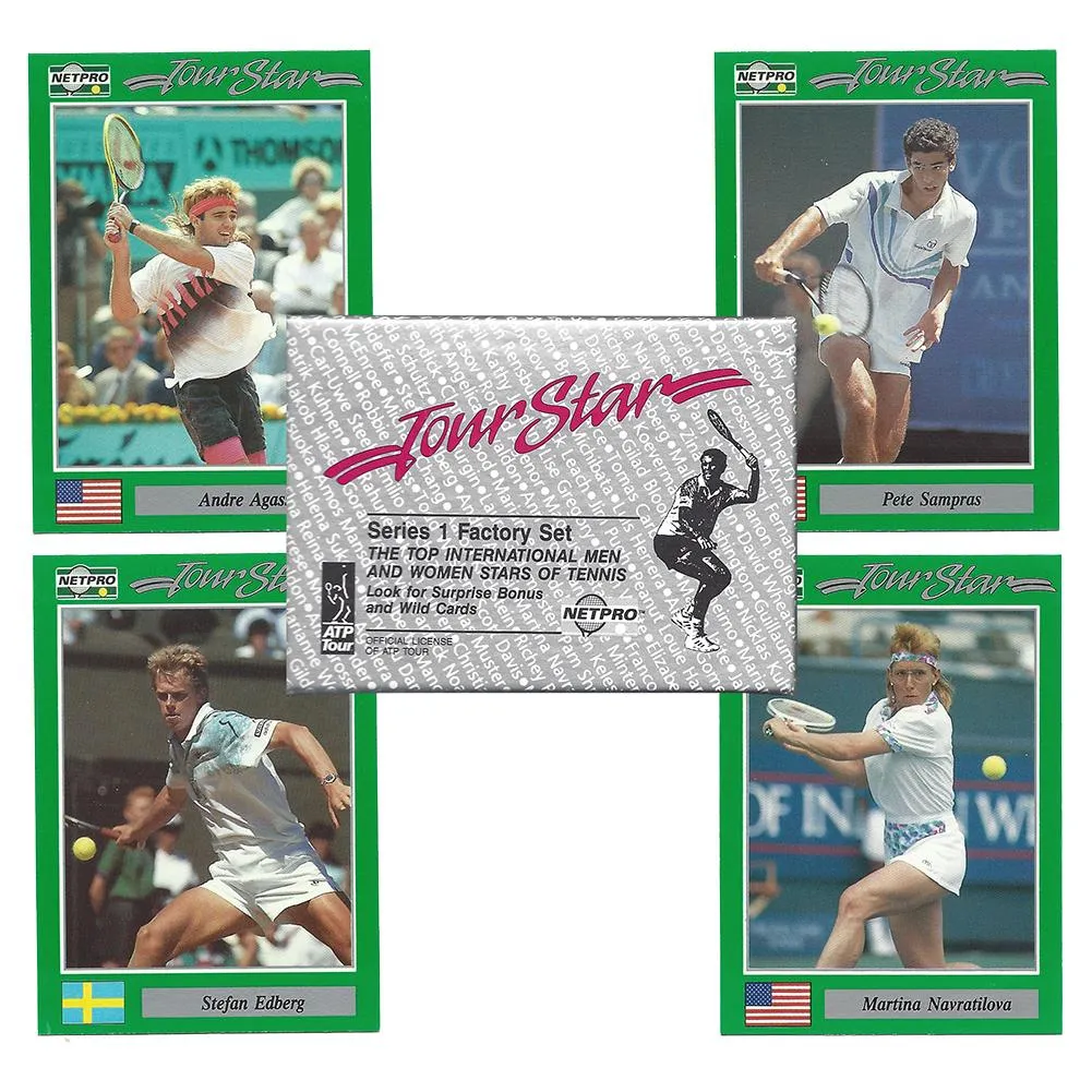 NETPRO Tour Stars Tennis Collector Card Set 1991