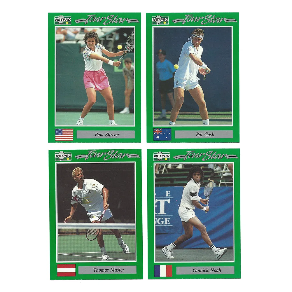 NETPRO Tour Stars Tennis Collector Card Set 1991