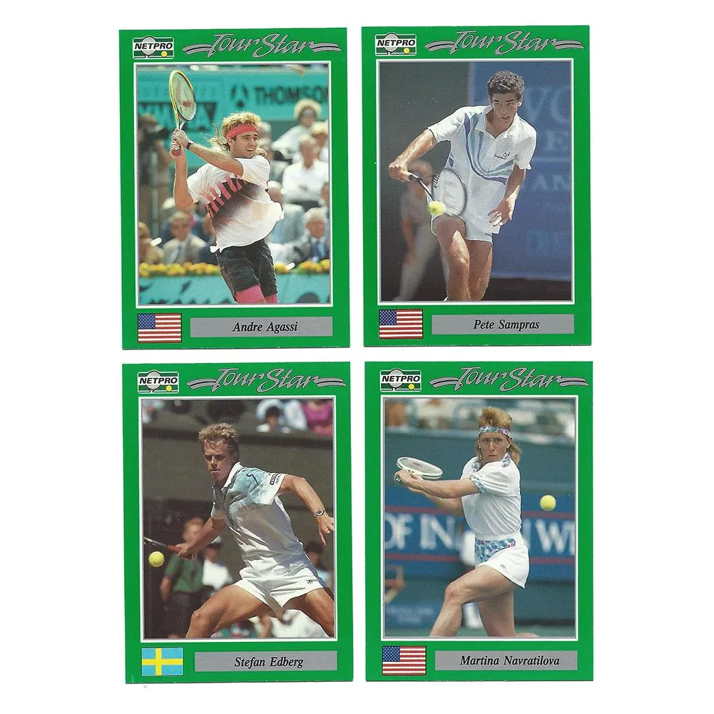 NETPRO Tour Stars Tennis Collector Card Set 1991