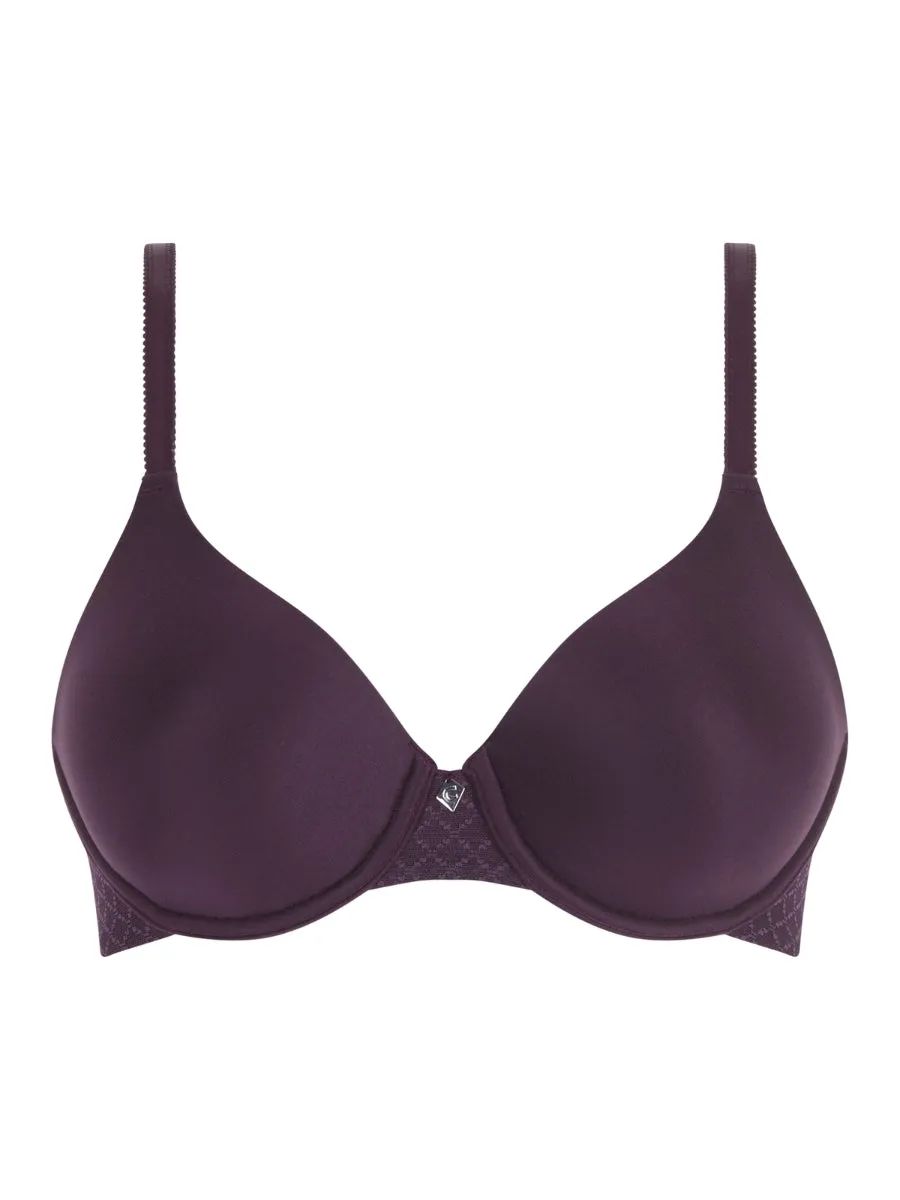 Norah Chic Covering T-Shirt Bra - Aubergine