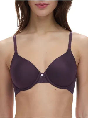 Norah Chic Covering T-Shirt Bra - Aubergine