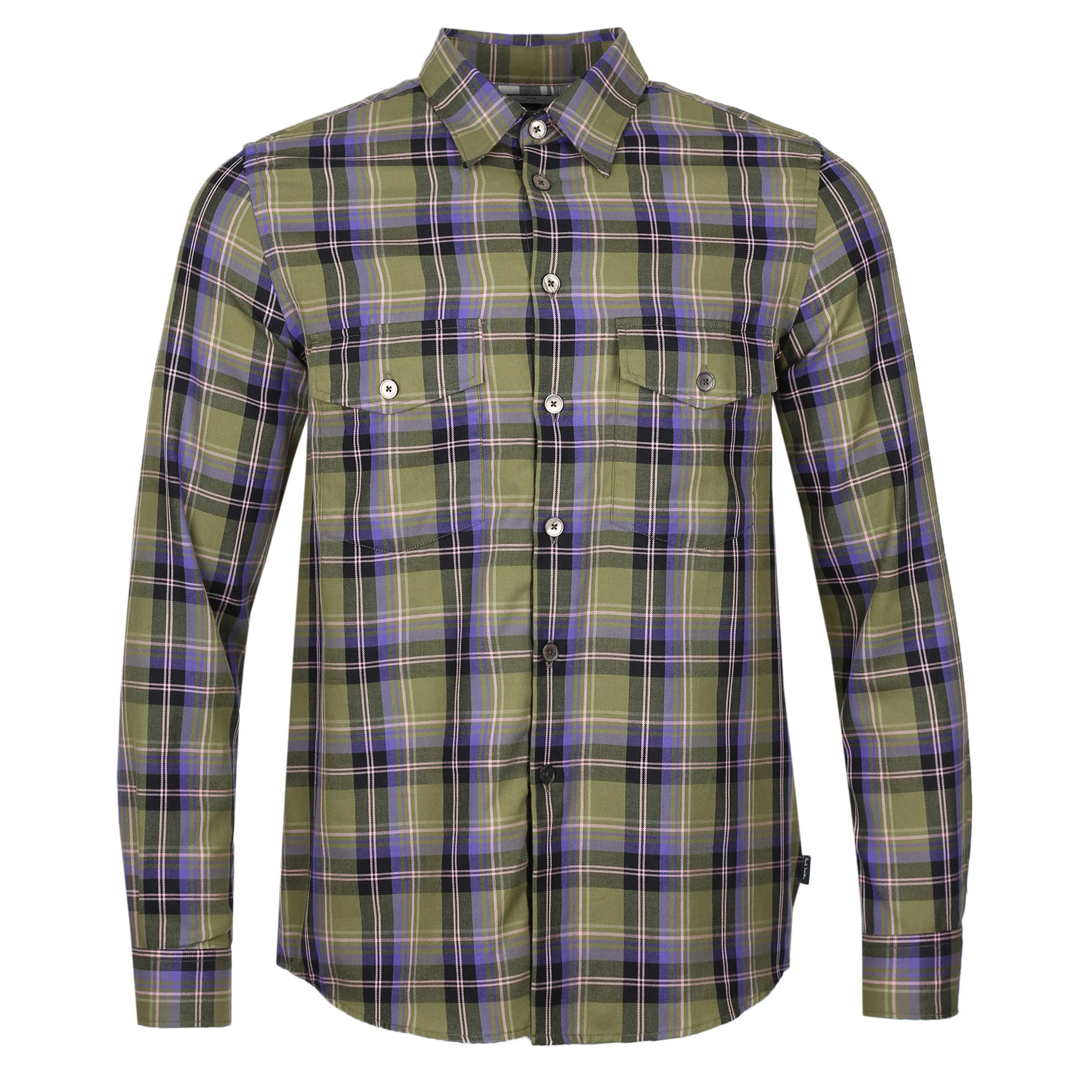 Paul Smith Check Shirt in Khaki