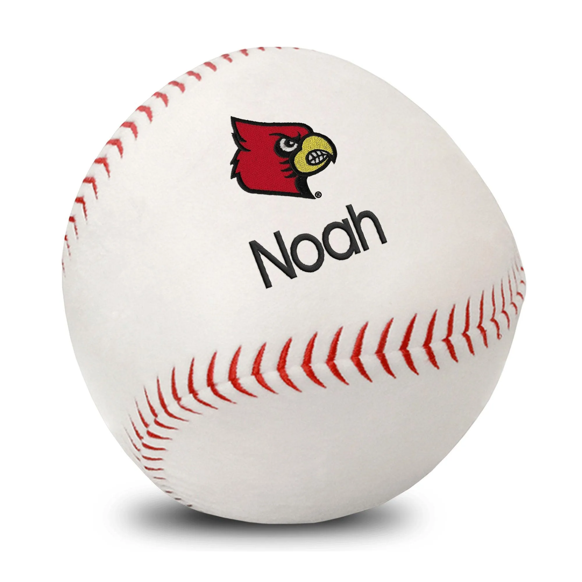 Personalized Louisville Cardinals Plush Baseball