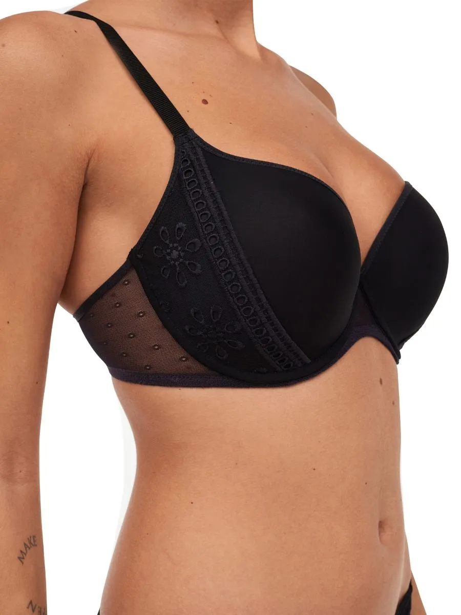 Prisca Covering T-Shirt Bra - Black