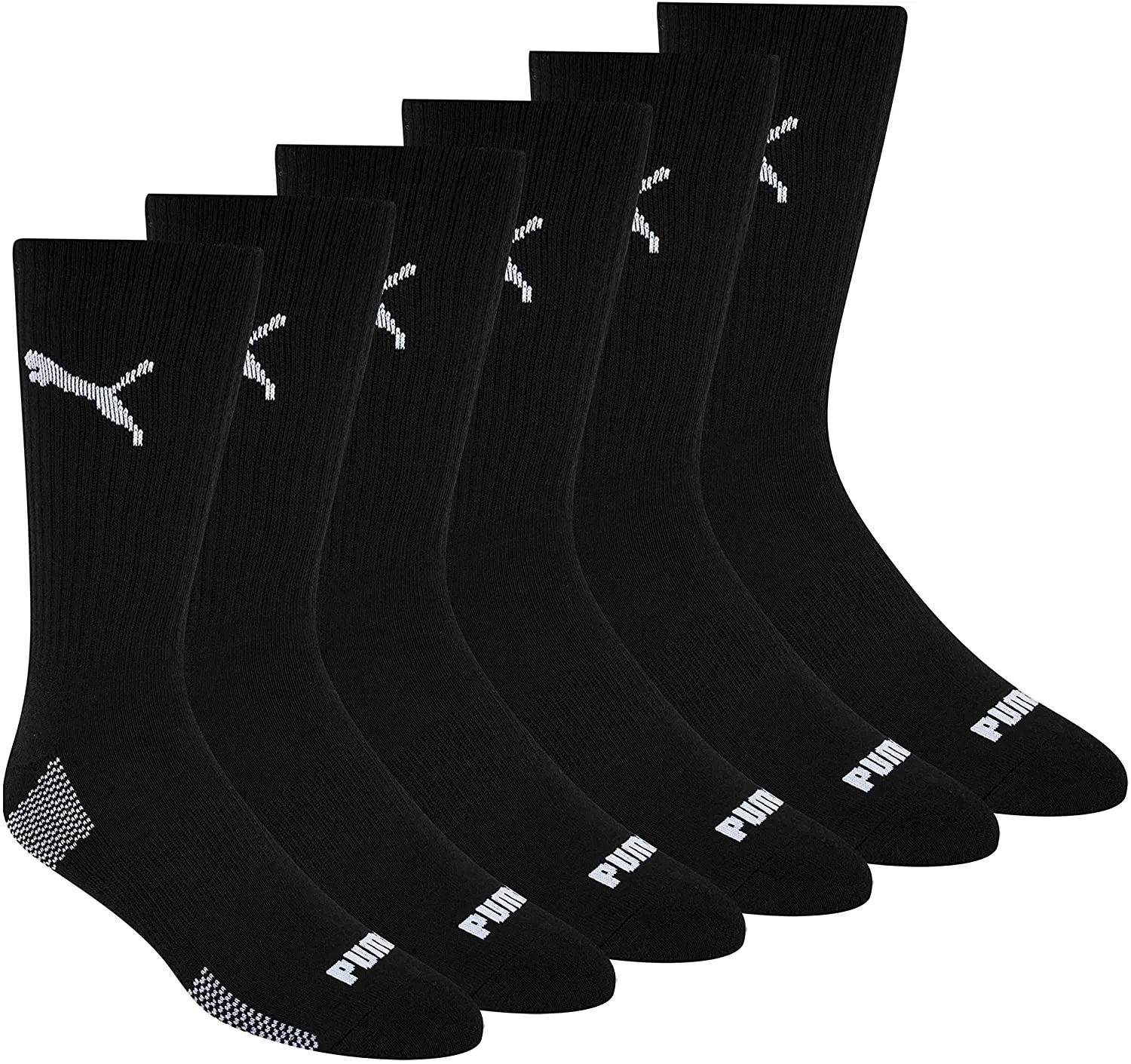 PUMA Men's 6-Pack Low Cut Atheltic Socks