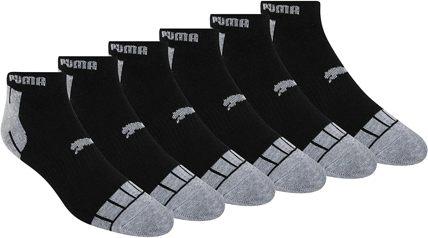 PUMA Men's 6-Pack Low Cut Atheltic Socks