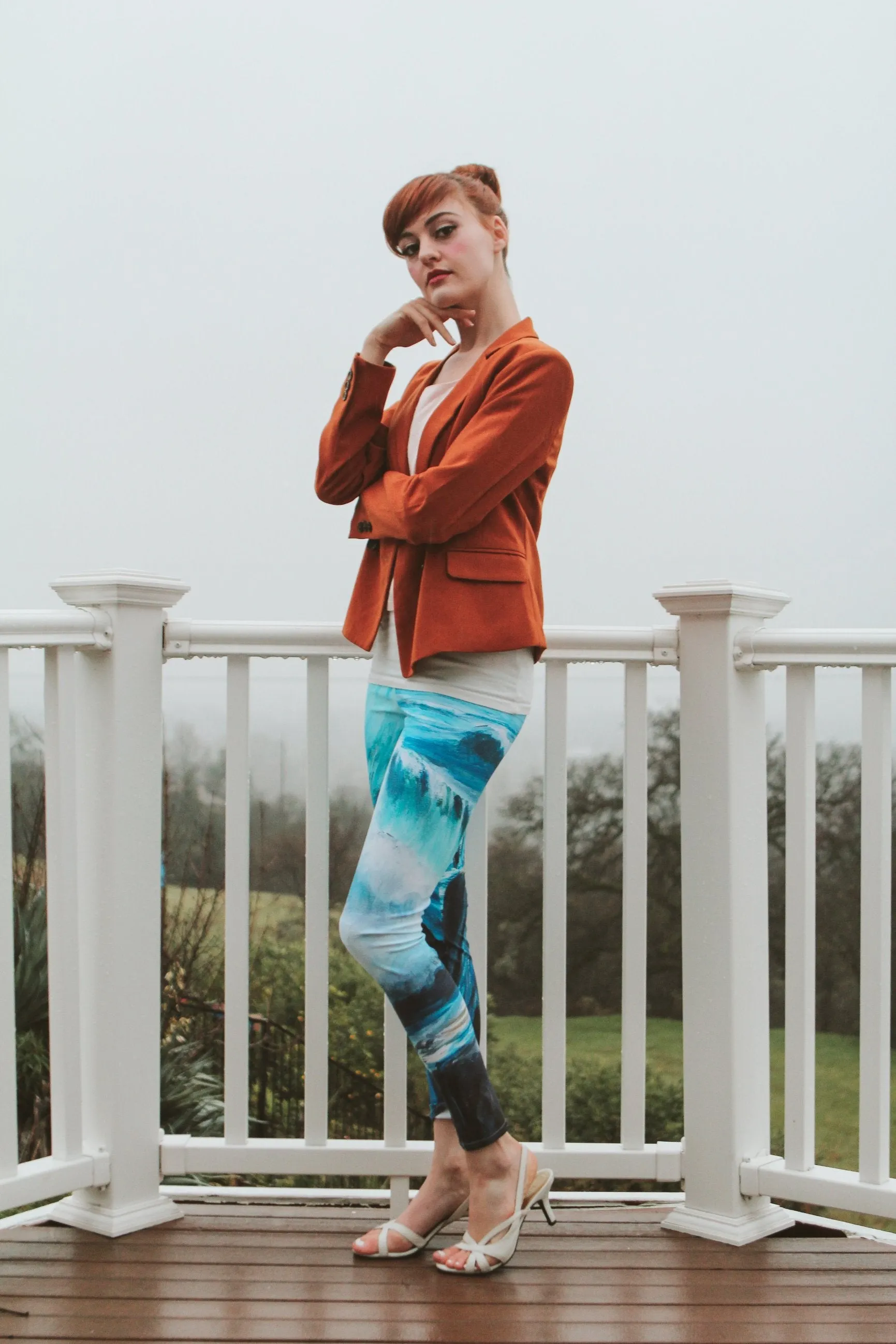 "Love Crashes In" - Prophetic Art Leggings