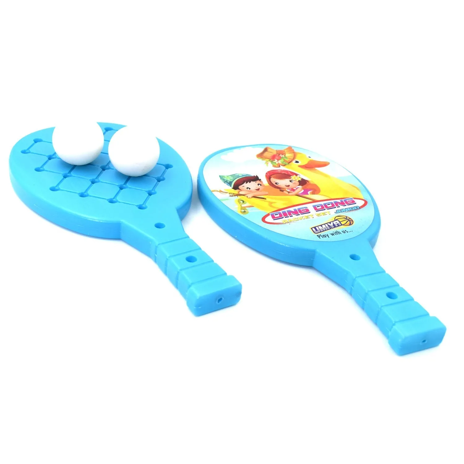 Racket Set with Ball for Kids Plastic Table Tennis Set for Kids