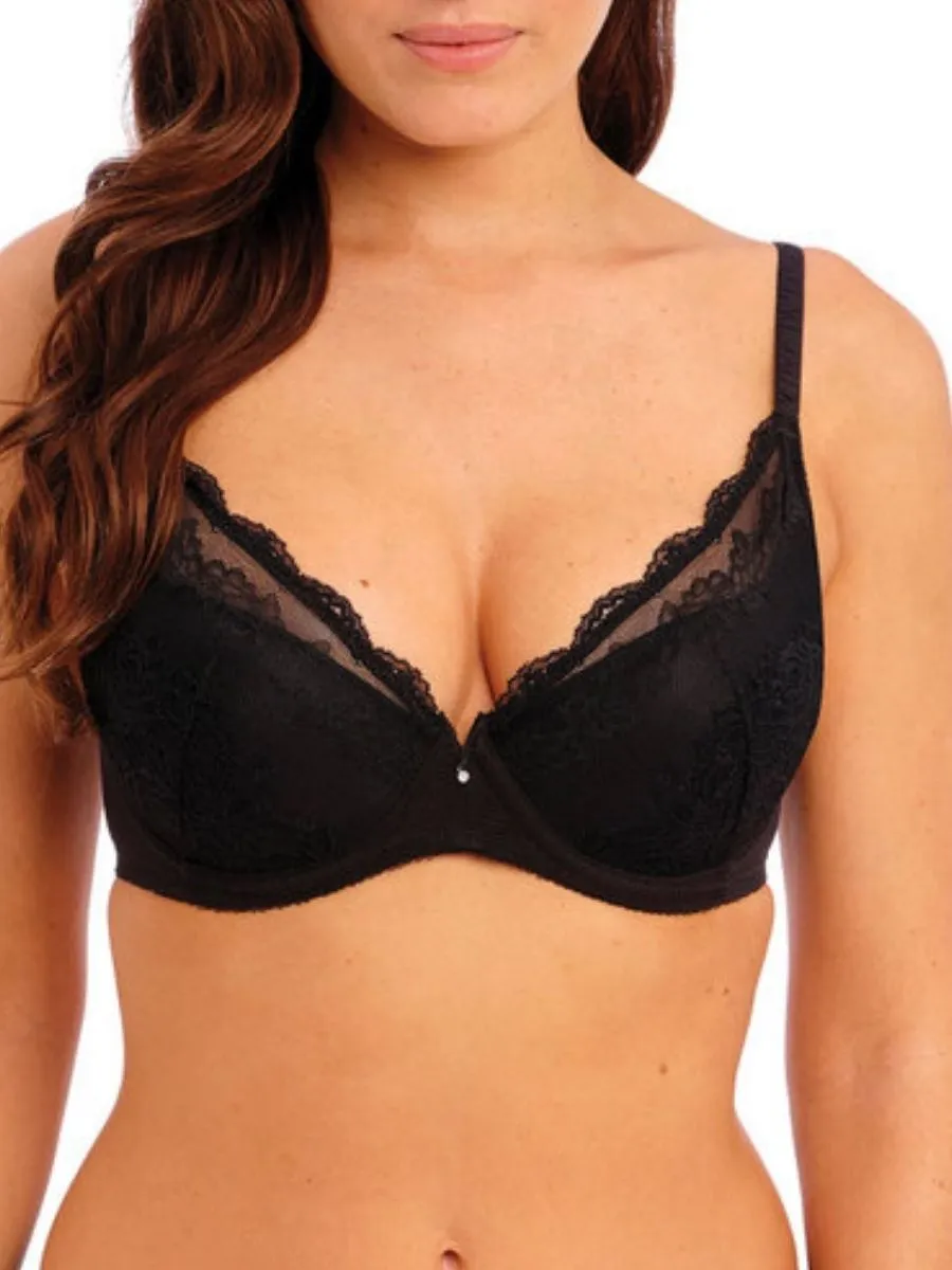 Ravissant Plunge Bra - Black