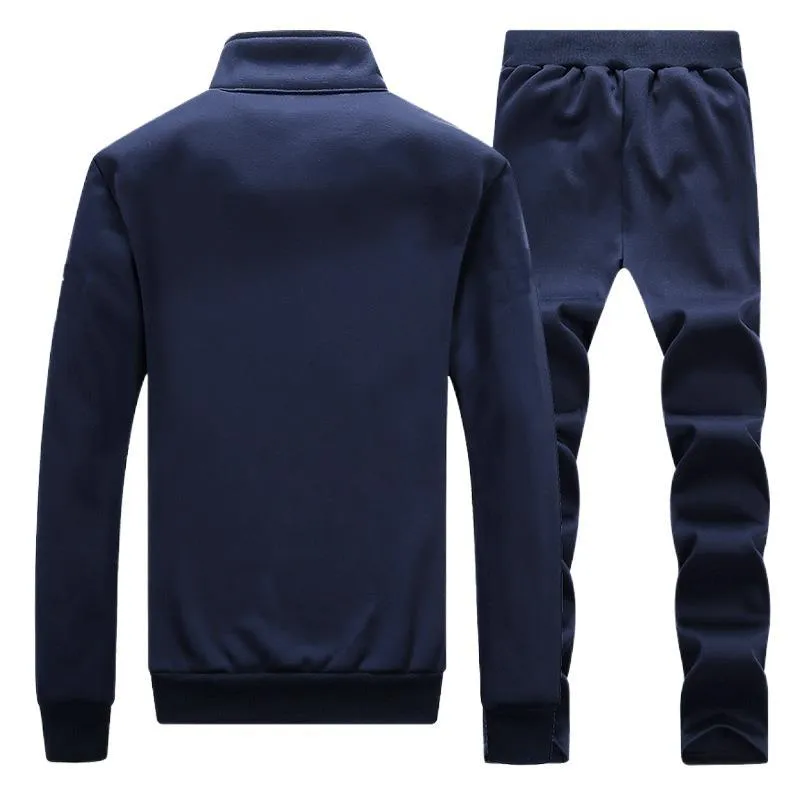 Solid Matching Sportwear Krown Tracksuit